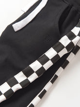 Load image into Gallery viewer, Side Checkered Jogger - Black