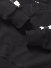 Load image into Gallery viewer, Side Checkered Pullover - Black