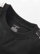 Load image into Gallery viewer, Side Checkered Pullover - Black