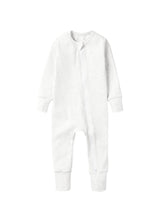 Load image into Gallery viewer, 2-Way Zip Romper- Light Heather Grey