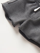 Load image into Gallery viewer, Raw Edge Cargo Short - Charcoal Wash