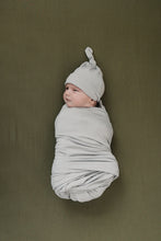 Load image into Gallery viewer, Olive Bamboo Stretch Crib Sheet