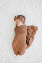 Load image into Gallery viewer, Rust Bamboo Stretch Swaddle