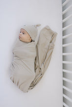 Load image into Gallery viewer, Oatmeal Bamboo Stretch Swaddle