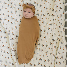 Load image into Gallery viewer, Mustard Bamboo Stretch Swaddle