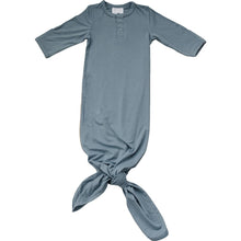 Load image into Gallery viewer, Dusty Blue Bamboo Knot Gown