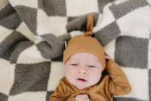Load image into Gallery viewer, Mustard Bamboo Newborn Knot Hat