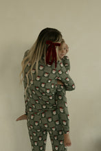 Load image into Gallery viewer, Women's Bamboo Pajamas | Santa Checkerboard