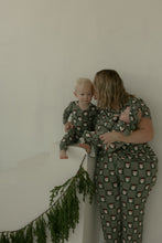 Load image into Gallery viewer, Men's Short Sleeve Bamboo Pajamas | Santa Checkerboard