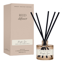 Load image into Gallery viewer, Pumpkin Spice Tinted Glass Jar Reed Diffuser