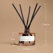 Load image into Gallery viewer, Pumpkin Spice Tinted Glass Jar Reed Diffuser