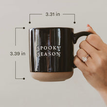 Load image into Gallery viewer, Spooky Season 14oz. Black Stoneware Coffee Mug
