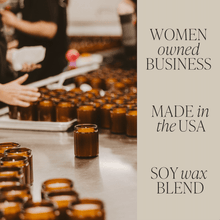 Load image into Gallery viewer, Weekend Soy Candle - Amber Jar - 9 oz