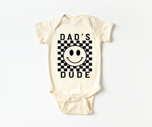 Load image into Gallery viewer, Dad's Dude Checkered Onesie
