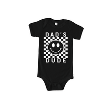 Load image into Gallery viewer, Dad's Dude Checkered Onesie