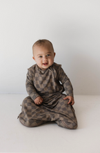 Load image into Gallery viewer, Faded Brown Checkerboard | Bamboo Sleep Sack
