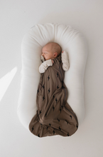 Load image into Gallery viewer, Brown & Black Lightning Bolt | Bamboo Sleep Sack