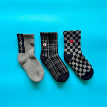 Load image into Gallery viewer, 3-PACK "CHECK THE VOLTS" SOCKS
