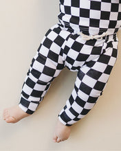 Load image into Gallery viewer, Checkered Smiley Lounge Set | Black