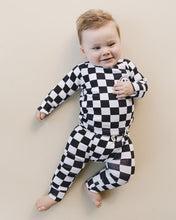 Load image into Gallery viewer, Checkered Smiley Lounge Set | Black