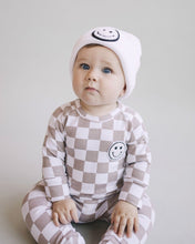 Load image into Gallery viewer, Checkered Smiley Lounge Set | Latte