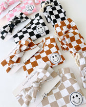 Load image into Gallery viewer, Checkered Smiley Lounge Set | Latte