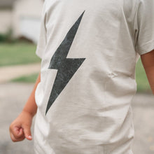 Load image into Gallery viewer, GREIGE ACID-WASH SPARK TEE