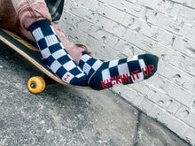 Load image into Gallery viewer, Black + White Checker