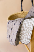 Load image into Gallery viewer, Lightning Bolt & Wavy Checker | Quilt