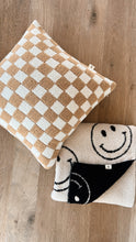 Load image into Gallery viewer, Just Smile Black & Ivory | Plush Blanket
