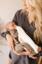 Load image into Gallery viewer, Brown & Black Lightning Bolt | Bamboo Zip Pajamas