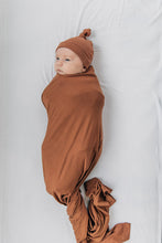 Load image into Gallery viewer, Rust Bamboo Stretch Swaddle