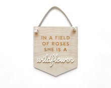 Load image into Gallery viewer, Wildflower Wall Sign