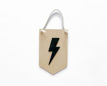 Load image into Gallery viewer, Lightning Bolt Hanging Sign