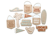 Load image into Gallery viewer, MAKE WAVES HANGING SIGN
