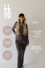 Load image into Gallery viewer, Women's Bamboo Pajama | Charcoal Arm Day