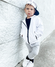 Load image into Gallery viewer, White Windbreaker