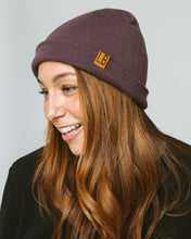 Load image into Gallery viewer, Knit Beanie - Huckleberry
