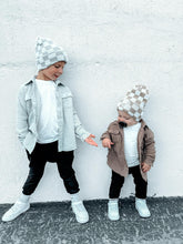 Load image into Gallery viewer, Ridge Beanie — Mocha Check
