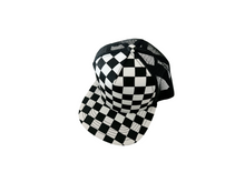 Load image into Gallery viewer, Checkered Smiley Hat
