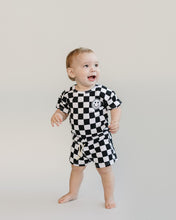 Load image into Gallery viewer, Checkered Shorts Set | Black
