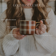 Load image into Gallery viewer, Spiderwebs 14oz. Gold Handle Coffee Mug

