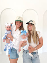 Load image into Gallery viewer, Hot Moms Club - Green Vintage Trucker Hat
