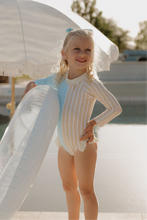 Load image into Gallery viewer, Girl Long Sleeve Swimsuit | Surf &amp; Sand
