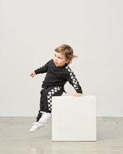 Load image into Gallery viewer, Side Checkered Jogger - Black

