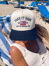 Load image into Gallery viewer, Take it Easy Vintage Trucker Hat

