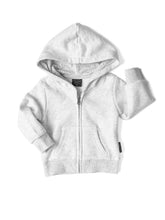 Load image into Gallery viewer, Classic Zip Hoodie - Light Heather Grey
