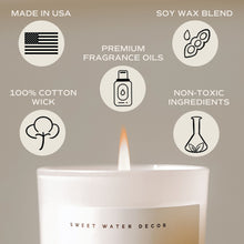 Load image into Gallery viewer, Merry + Bright Soy Candle - White Jar - 11 oz
