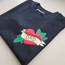Load image into Gallery viewer, DAD Tattoo Heart
