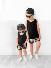 Load image into Gallery viewer, Boys Swim Short - Monochrome Watercolor

